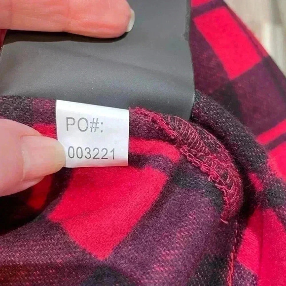 Moose Knuckles Rocker Jenny Flannel Shirt Red Plaid Shacket Size M - Picture 11 of 11